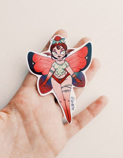 hada fresa PACK pegatinas HADAS